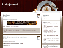 Tablet Screenshot of freierjournal.com